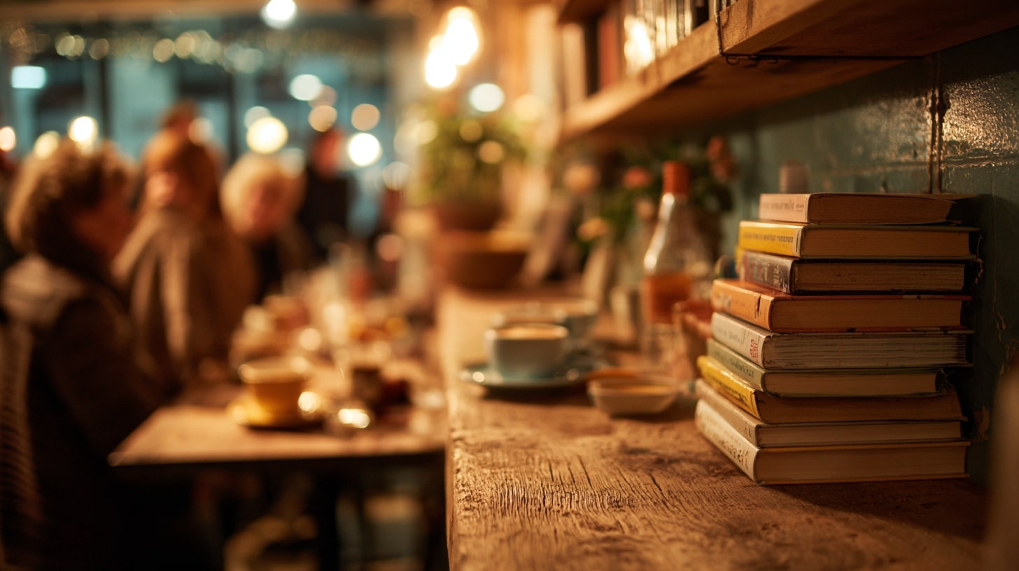 Échanges de livres organisés dans cafés, médiathèques, boîtes à livres et coworking